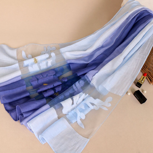 Maryam's Diamond Style Silk Soft Shawl/Hijab