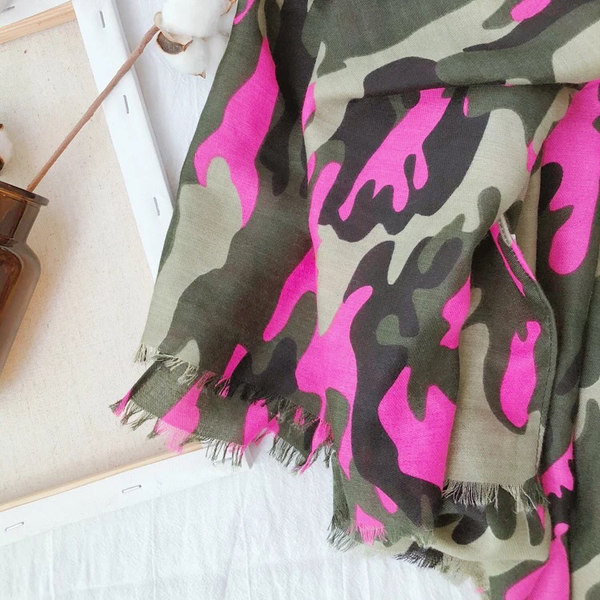 Maryam’s Diamond Style Cotton Viscose Military Camouflaged Hijab