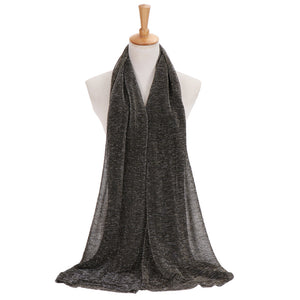 Maryam's Diamond Style Newest Shimmer Polyester Crinkle Hijab