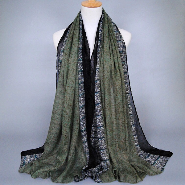 Maryam's Diamond Style Print Viscose Soft Hijab/Shawl