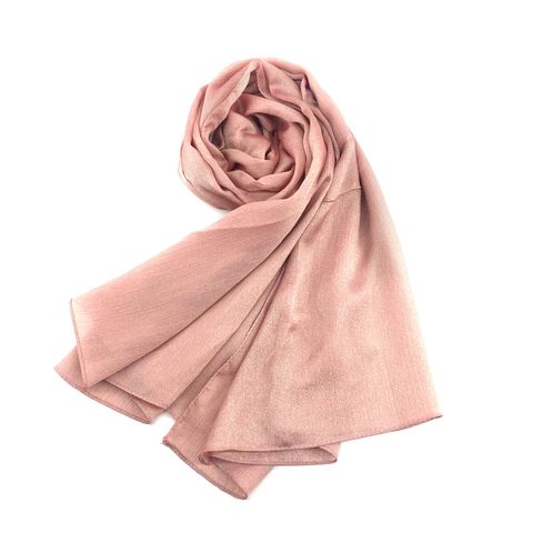 Maryam's Diamond Style Plain Shiny Polyester Hijab