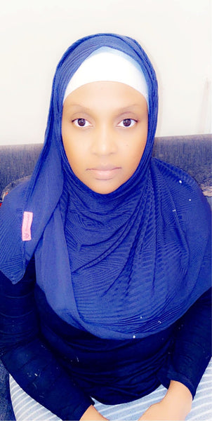Maryam's Diamond Style Geometric Pattern Jersey Stretchy Nylon Hijab