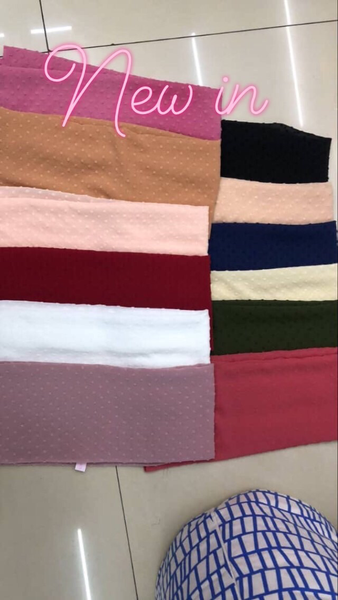Maryam's Diamond Style Pom Pom Dismantle Chiffon Hijab
