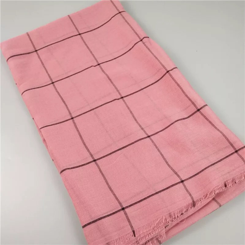 Maryam's Diamond Style Plain Checked Cotton Hijab
